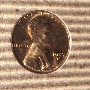 Uncirculated 1957 D Lincoln Penny With Errors